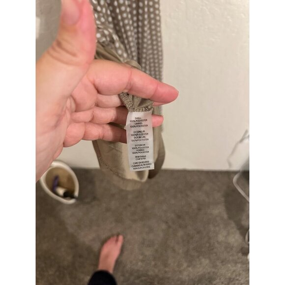 Tommy Hilfiger Brown & White Polka Dot Pleated Mini Pretty Woman Dress - Picture 13 of 15